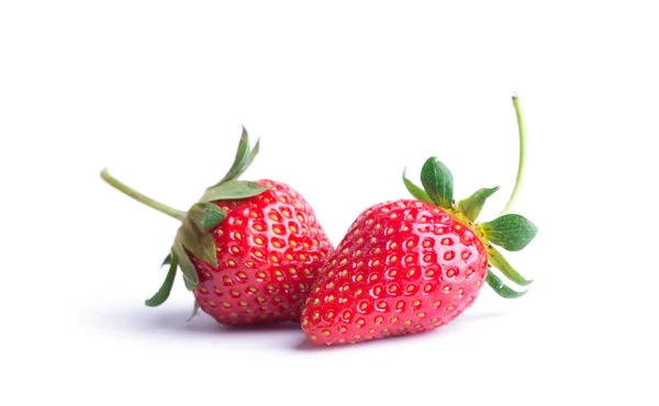 Strawberry Isolated White Background Clipping Path — Stock Photo, Image