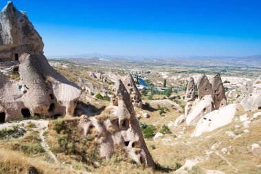 Panoramic landscape of Cappadocia, Turkey clipart