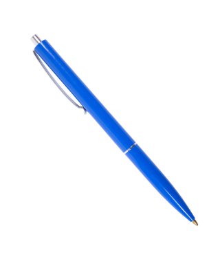 Metal kalem beyaz arkaplanda izole edildi