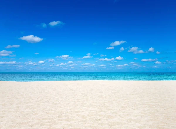 Bella Isola Tropicale Delle Maldive Con Spiaggia Mare Cielo Blu — Foto Stock