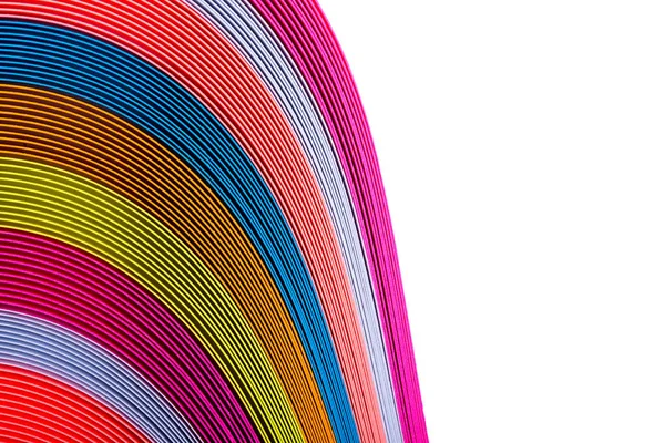 Fundo multicolorido de um cartão de cores diferentes — Fotografia de Stock