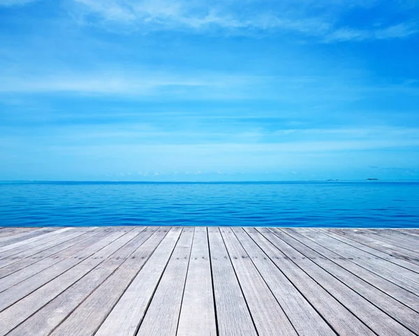 Tropisch strand op de Malediven — Stockfoto