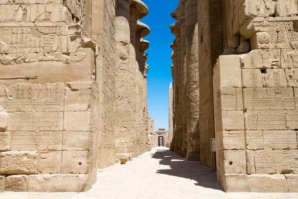 卡纳克神庙非洲、 埃及卢克索 — 图库照片