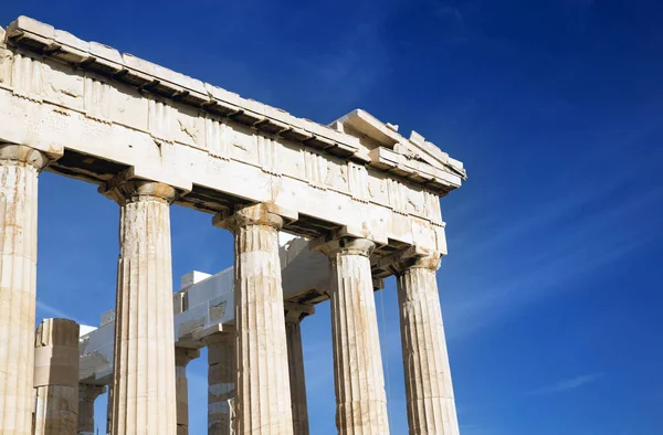 Partenón en la acrópolis en Athens, Grecia —  Fotos de Stock