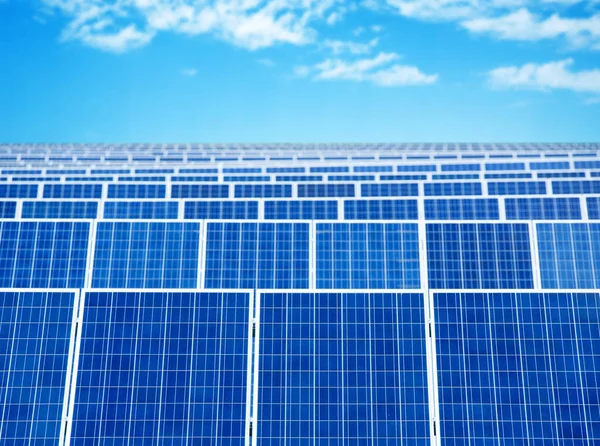 Solar panel detail abstract - renewable energy source — Stock Photo, Image