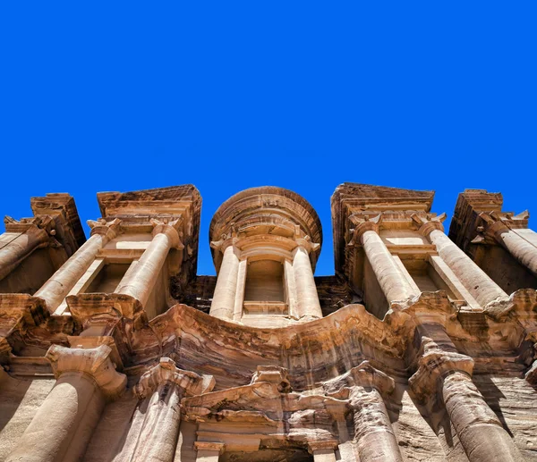 Oude tempel in Petra, Jordanië — Stockfoto