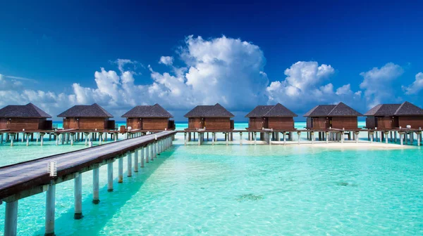 Тропічному острові Мальдіви пляж — стокове фото