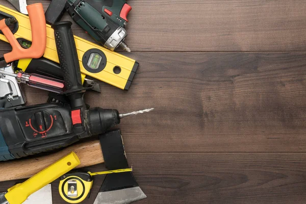 Construction tools background — Stock Photo, Image