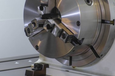 Endüstriyel metal işleme makine yakın çekim