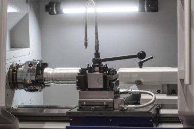 Endüstriyel metal işleme makine yakın çekim