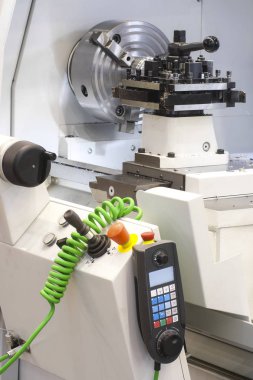 Endüstriyel metal işleme makine yakın çekim