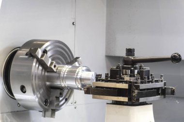 Endüstriyel metal işleme makine yakın çekim