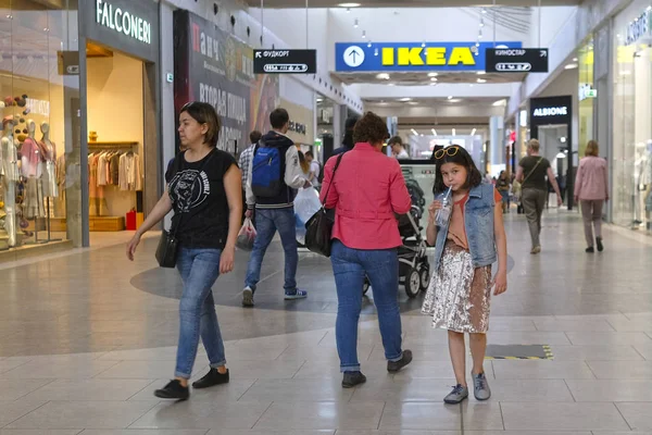 Moskow Rusia Mei 2018 Interior Aula Supermarket Moskow Rusia — Stok Foto