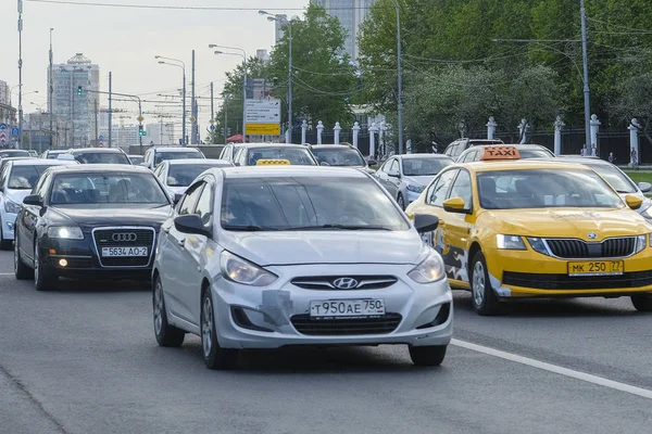 莫斯科 2018 交通在莫斯科 — 图库照片