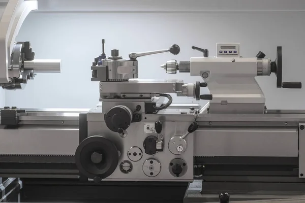 Endüstriyel Metal Işleme Makine Yakın Çekim — Stok fotoğraf