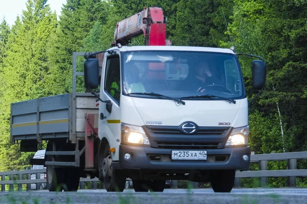 Московская Область Россия Мая 2018 Года Грузовик Шоссе Московской Области — стоковое фото