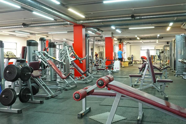 Innenraum Einer Turnhalle — Stockfoto