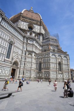 Floransa, İtalya - Haziran, 4, 2018: Santa Maria del Fiore Floransa katedral