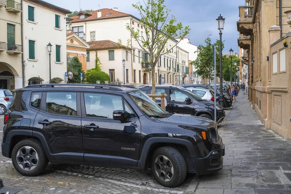 Padova Giugno 2018 Auto Sosta Padova — Foto Stock