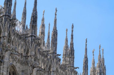 Milan, İtalya - Haziran, 18, 2018: Milano Katedrali'ne, parçası