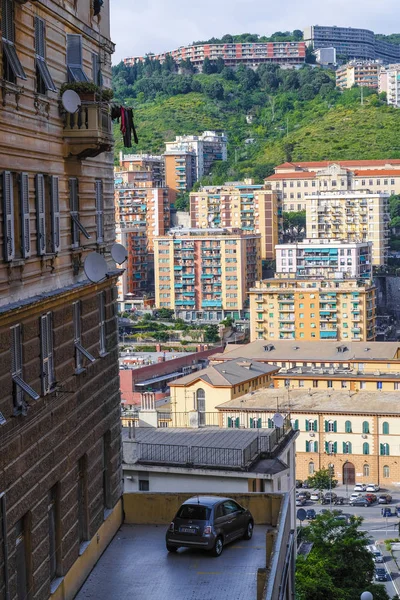 Genoa Olaszország 2018 Június Lakónegyedben Genova Olaszország — Stock Fotó