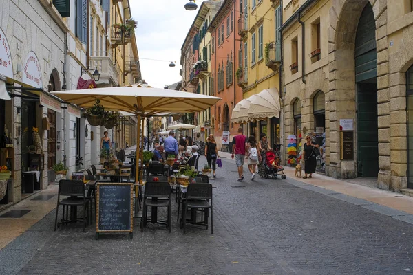 베로나의 거리의 베로나 이탈리아 2018 이미지 — 스톡 사진