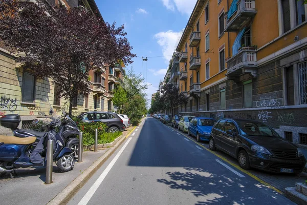 Mailand Italien Juni 2018 Straße Zentrum Von Mailand — Stockfoto