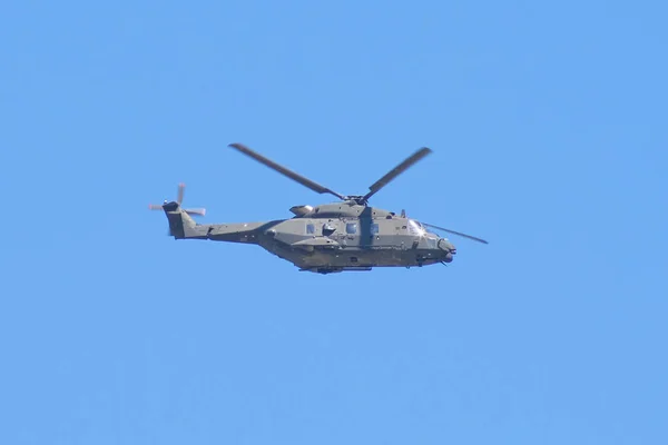 Imagem Helicóptero Céu — Fotografia de Stock