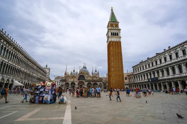 Venice Italië Juni San Marco Plein Venetië — Stockfoto
