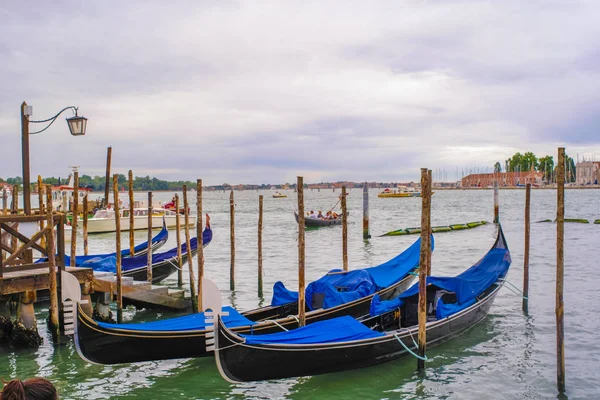 Venedig Italien Juni Gondoler Venedig Italien — Stockfoto