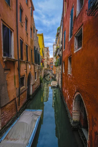 Venecia Italia Junio Barcos Canal Venecia Italia — Foto de Stock