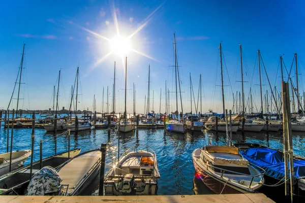 Sutomore Italie Juin 2018 Bateaux Sur Parking Près Remblai Sutomore — Photo