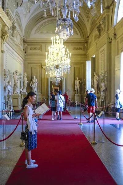 Florença Itália Julho 2018 Interior Palácio Pitty Florença — Fotografia de Stock