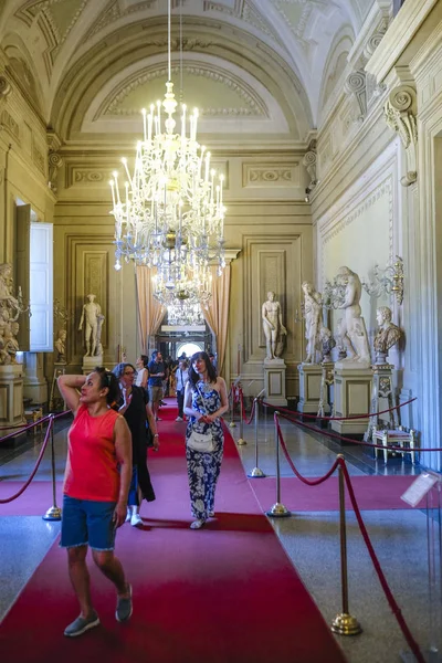 Florence Italie 1Er Juillet 2018 Intérieur Palais Pitty Florence — Photo