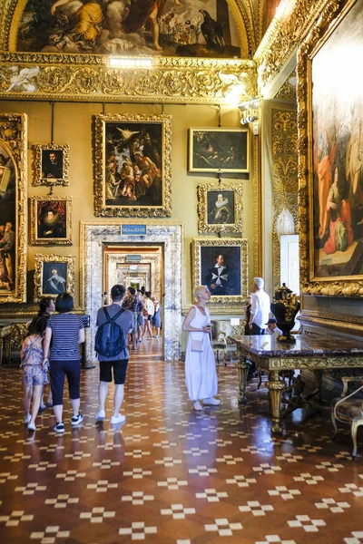 Florenz Italien Juli 2018 Innenraum Eines Bemitleidenswerten Palastes Florenz — Stockfoto