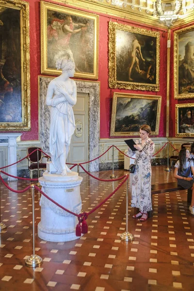 Florenz Italien Juli 2018 Innenraum Eines Bemitleidenswerten Palastes Florenz — Stockfoto