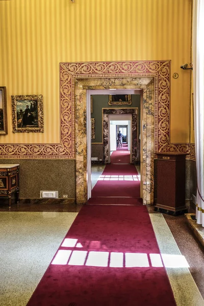 Florence Italie 1Er Juillet 2018 Intérieur Palais Pitty Florence — Photo