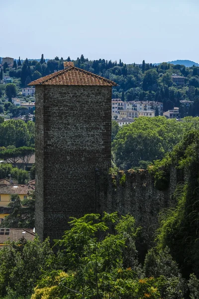 Φλωρεντία Ιταλία Ιουνίου 2017 Πανόραμα Φλωρεντία Ιταλία Από Παλάτσο Πίτι — Φωτογραφία Αρχείου