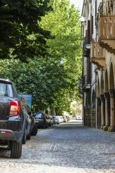 Padova Italien Juni 2018 Autos Auf Einem Parkplatz Padova Italien — Stockfoto