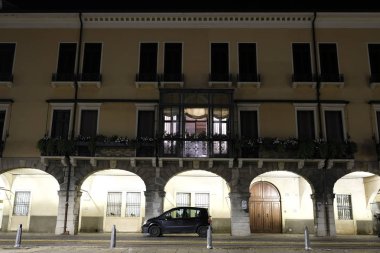 Padova, İtalya - Temmuz, 17, 2018: Padova, İtalya, ortasına gece de