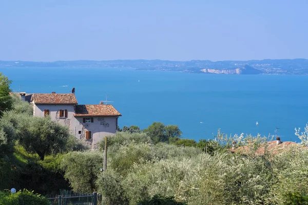 Landschaft Mit Dem Bild Des Gardasees Italien — Stockfoto