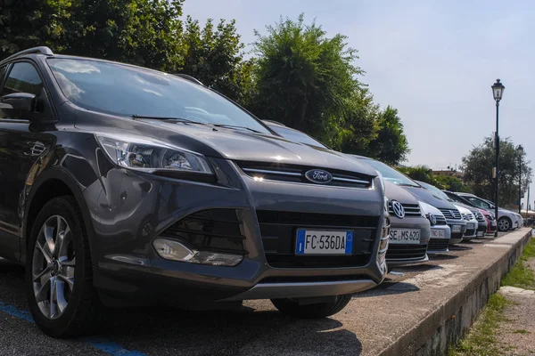 Garda Italy July 2018 Car Parking Garda Italy — Stock Photo, Image