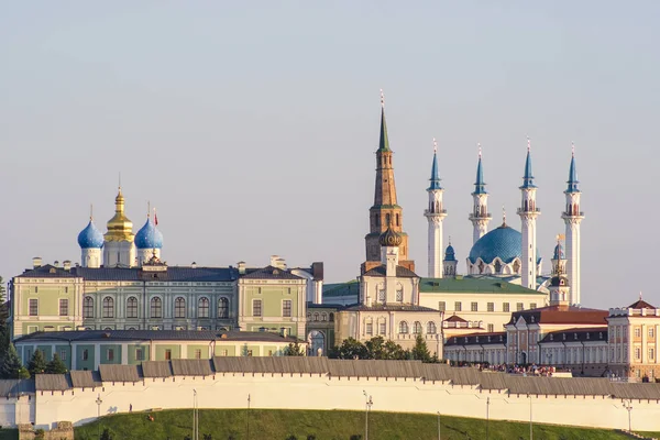 Veiw Aan Kremlin Van Kazan Van Bank Van Rivier Kazanka — Stockfoto