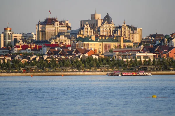 Kazan Rusland Augustus 2018 Dijk Van Kazanka Rivier Kazan Rusland — Stockfoto