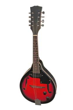 Beyaz arka plan altında izole mandolin