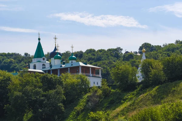 Nižnij Novgorod Rusko Srpna 2018 Pečerskij Klášter Nižnij Novgorod Rusko — Stock fotografie