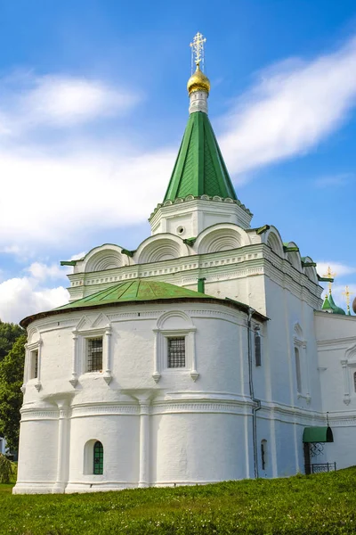 Nizhny Novgorod Federacja Rosyjska Sierpień 2018 Pechersky Klasztor Nizhny Novgorod — Zdjęcie stockowe
