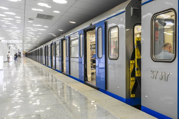 모스크바 러시아 2018 지하철 러시아 모스크바에서에서 Solntsevo에 — 스톡 사진
