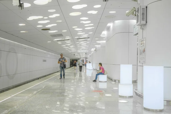 Moskva Ryssland Augusti 2018 Interiör Från Tunnelbanestation Solntsevo Moskva Ryssland — Stockfoto