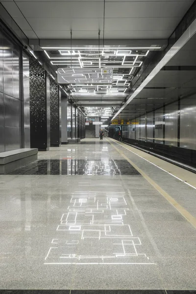 지하철 Govorovo 모스크바 러시아에서의 모스크바 러시아 2018 인테리어 — 스톡 사진